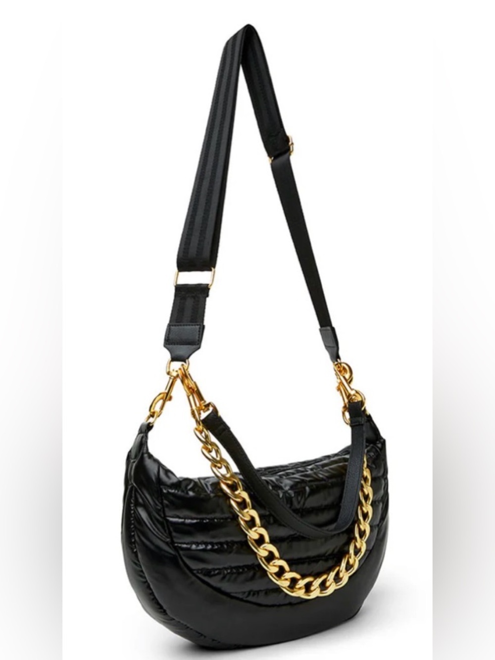 THINK ROYLN Elton Bag in Pearl Black‎ with Gold NIB - Picture 8 of 9